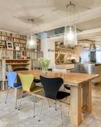 Eettafel hout, Huis en Inrichting, Ophalen, Gebruikt, 100 tot 150 cm, 200 cm of meer