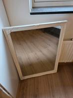 Witte Brocante Spiegel - 56,5x77cm, Ophalen, Zo goed als nieuw, Minder dan 100 cm, Rechthoekig