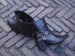 GRATIS VERZENDEN ZWART BRUINE SENDRA COWBOYLAARZEN 39, Hoge laarzen, Verzenden, Zwart, Zo goed als nieuw