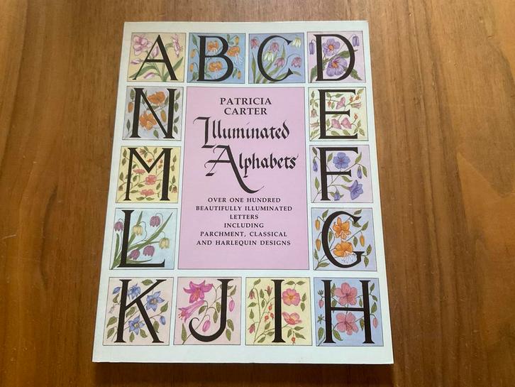Illuminated Alphabets - Kalligrafie Leerboek, Boeken, Kunst en Cultuur | Fotografie en Design, Zo goed als nieuw, Overige onderwerpen