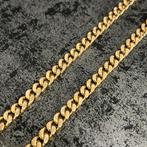 14k gouden ketting massief cuban gourmet schakel, Sieraden, Tassen en Uiterlijk, Ophalen of Verzenden, Nieuw, Goud