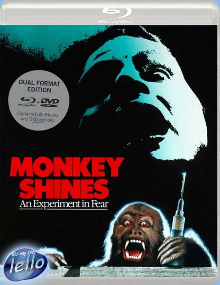 Blu-ray: Monkey Shines (1988 Jason Beghe,) UK niet NLO, Cd's en Dvd's, Blu-ray, Nieuw in verpakking, Horror, Ophalen of Verzenden