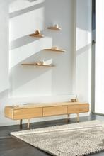Nieuw Gazzda Fawn houten tv dressoir vintage retro was 2390,, Ophalen, Vintage retro schaninavisch, Met deur(en), Teakhout
