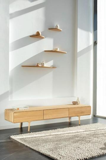 Nieuw Gazzda Fawn houten tv dressoir vintage retro was 2390, beschikbaar voor biedingen