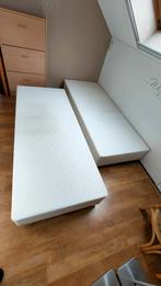 Boxsprings 160cm of  2x 80x200cm., Ophalen, Gebruikt, Tweepersoons, 160 cm