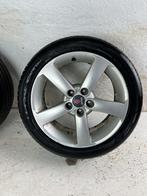 Originele Saab 9-3 9-5 velgen 17" 5x110 zomerset 8mm, Niet ingevuld, Gebruikt, Banden en Velgen, Niet ingevuld