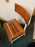 Stevig kinderstoel/opstapje, Huis en Inrichting, Ophalen, Gebruikt, Bruin, Eén