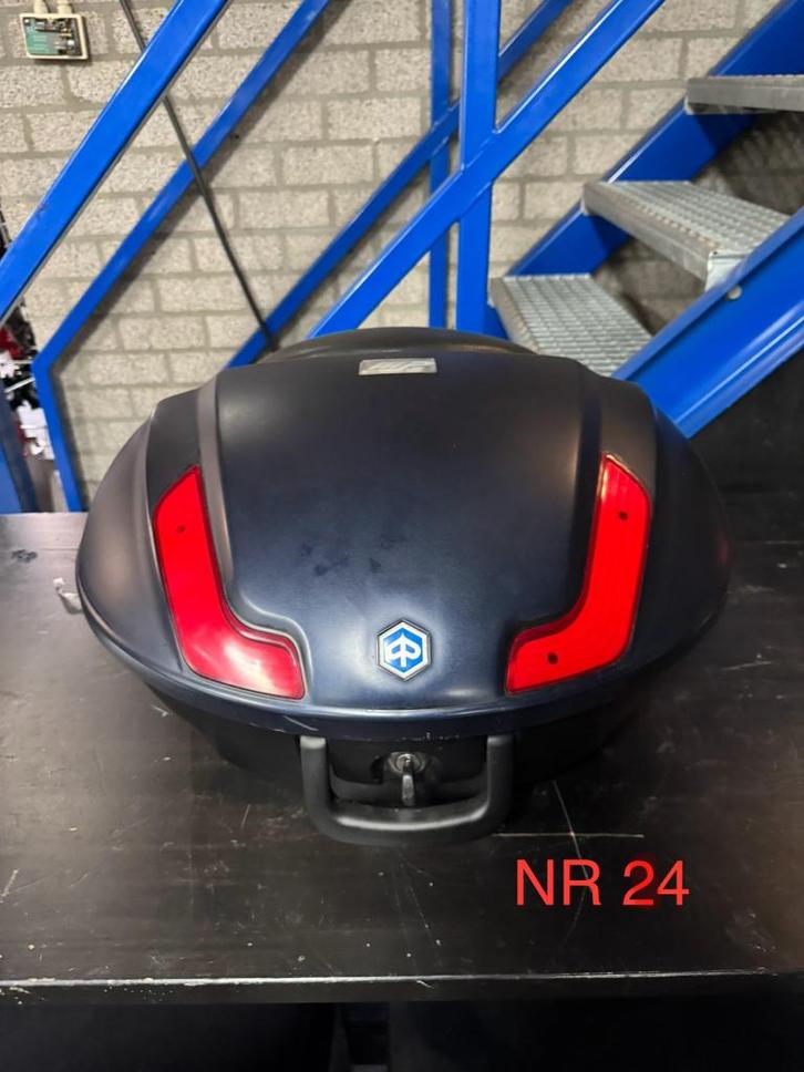 Piaggio MP3 topkoffer blauw BJ 2009 TM 2013, Motoren, Onderdelen | Overige, Gebruikt
