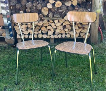 Vintage Stoelen Set van Twee beschikbaar voor biedingen