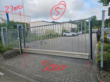 Schuifpoorten Heras hekwerk. beschikbaar voor biedingen