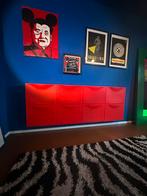 Ikea Trones wandkast rood/oranje (5 stuks), Ikea, Ophalen of Verzenden, Zo goed als nieuw, Modern
