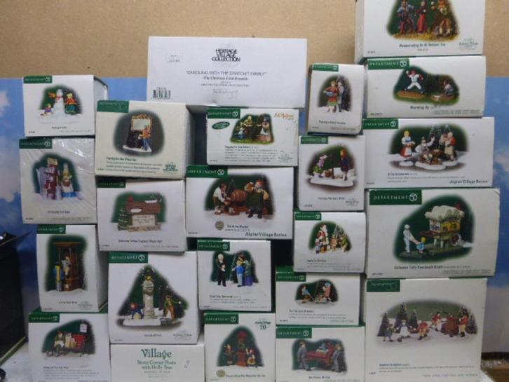 department 56 kerstdorp poppetjes figurines accessoire kerst, Diversen, Kerst, Zo goed als nieuw, Ophalen of Verzenden