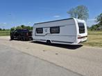 Fendt Bianco 550 SKM 2020 - Familiecaravan, Caravans en Kamperen, Caravans, Standaardzit, 75 kg, Frans bed, Particulier