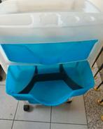 Ladekast op Wieltjes - 5 Laden - Blauw/Wit, Huis en Inrichting, Kasten | Ladekasten, Ophalen, 5 laden of meer, 100 tot 150 cm