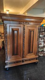 Kast eikenhout antiek kussenkast, Ophalen