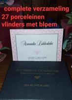 prachtige 27delig franklin mint  porselein vlinders compl., Ophalen of Verzenden