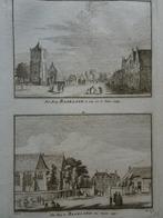 gravure Het dorp en huis Baarland, Zeeland 1745, Spilman, Antiek en Kunst, Verzenden