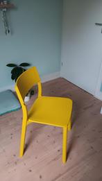 IKEA JANINGE gele stoel, Huis en Inrichting, Ophalen, Kunststof, Gebruikt, Overige kleuren