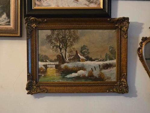 Antiek schilderij, Antiek en Kunst, Kunst | Schilderijen | Klassiek, Ophalen of Verzenden