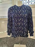 Blauwe Blouse met Patroon - Mt S, Blauw, Nieuw, Ophalen of Verzenden, Maat 36 (S)