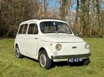 Prachtige en schattige Fiat 500 Giardiniera (1965), Zwart, Overige carrosserieën, Wit, Handgeschakeld