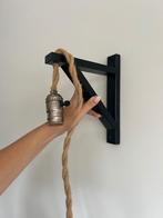 Touwlamp, Huis en Inrichting, Lampen | Hanglampen, Ophalen of Verzenden, Gebruikt, Overige materialen, Minder dan 50 cm