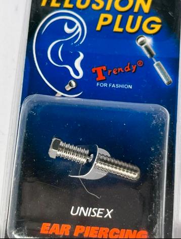 TRENDY FOR FASHION ILLUSIONIST PLUG UNISEX EAR PIERCING beschikbaar voor biedingen