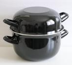 Kleine mosselpan, zwart emaille, nieuw, gas / inductie, Ophalen of Verzenden, Nieuw, Overige typen, Keramische plaat