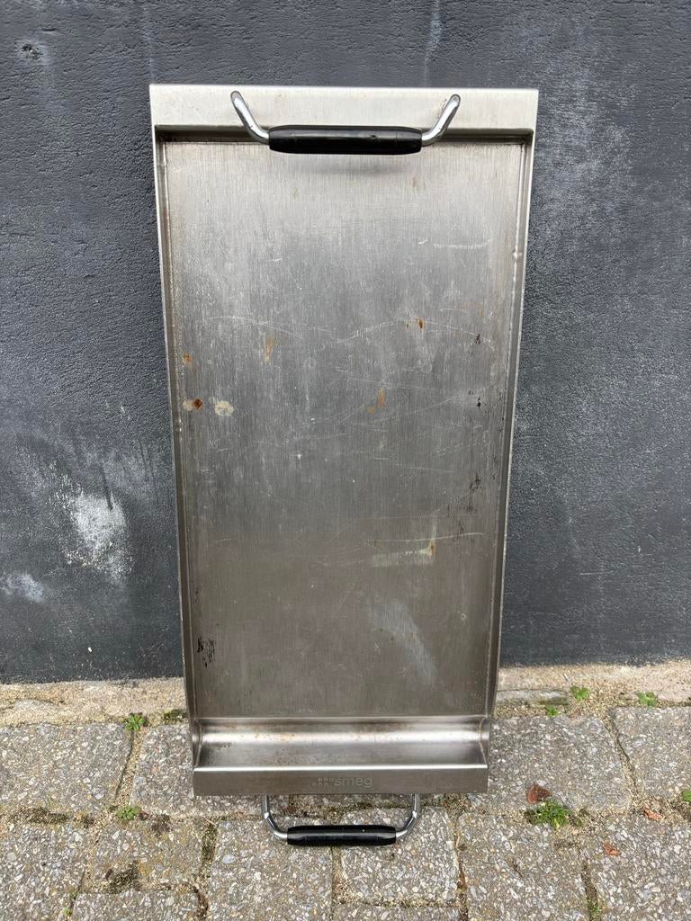 SMEG Teppanyaki Grillplaat - Gebruikt, Witgoed en Apparatuur, Ovens, Gebruikt, Vrijstaand, Grill, Minder dan 45 cm, Ophalen of Verzenden