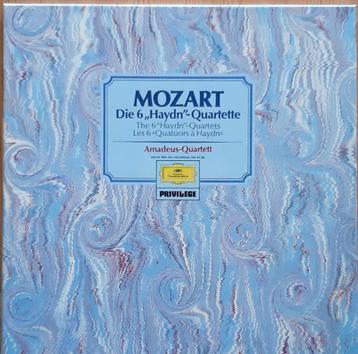 Mooie LP Box met 3 lp’s : MOZART ‘’die 6 “Haydn” Quartette   beschikbaar voor biedingen