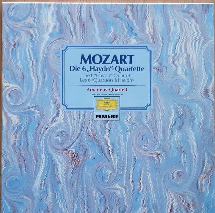 Mooie LP Box met 3 lp’s : MOZART ‘’die 6 “Haydn” Quartette, Cd's en Dvd's, Vinyl | Klassiek, Zo goed als nieuw, Classicisme, Overige typen
