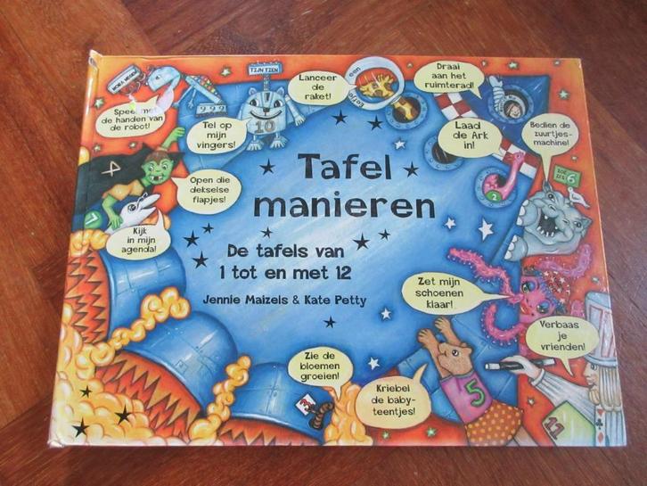 Boek Tafelmanieren ( tafels 1 t/m 12 ), Kinderen en Baby's, Speelgoed | Educatief en Creatief, Gebruikt, Puzzelen, Rekenen, Ontdekken