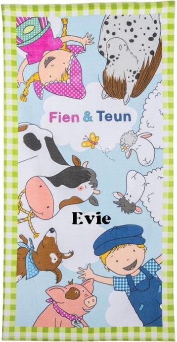 SALE Fien en Teun douchelaken beschikbaar voor biedingen