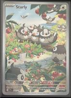 Pokemonkaarten starly paldea 221, Hobby en Vrije tijd, Verzamelkaartspellen | Pokémon, Ophalen of Verzenden, Zo goed als nieuw
