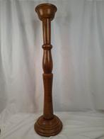 Grote Vintage Houten Kandelaar, Ophalen of Verzenden, Overige materialen