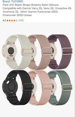 Horlogebandjes - TUCOMO - op 1 na Nieuw, Ophalen, Wit, IOS, Zo goed als nieuw