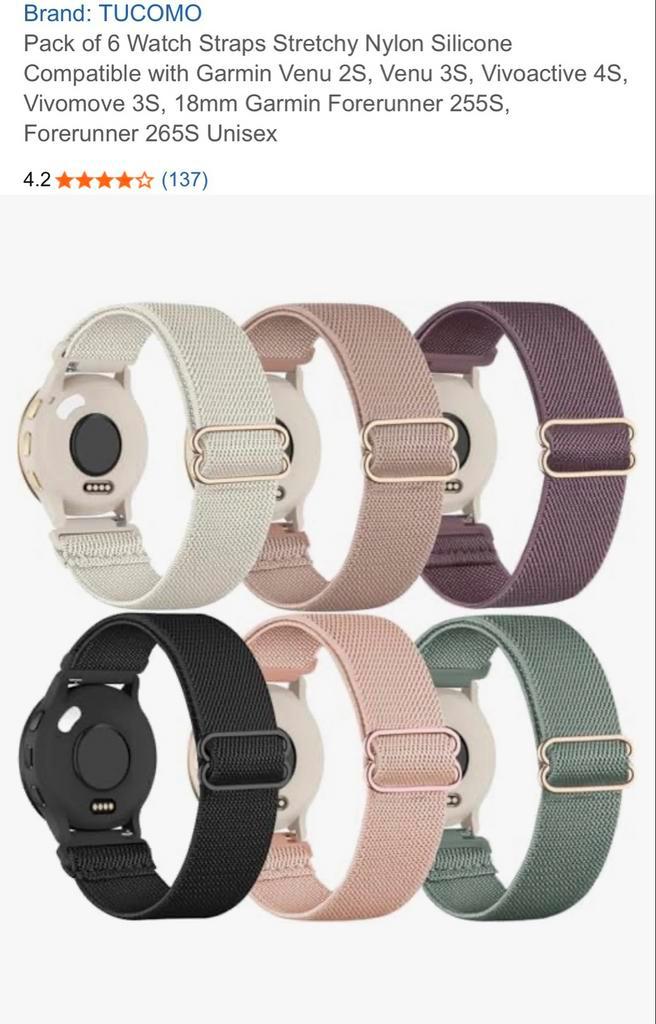 Horlogebandjes - TUCOMO - op 1 na Nieuw, Sieraden, Tassen en Uiterlijk, Activity trackers, Zo goed als nieuw, iOS, Wit, Ophalen