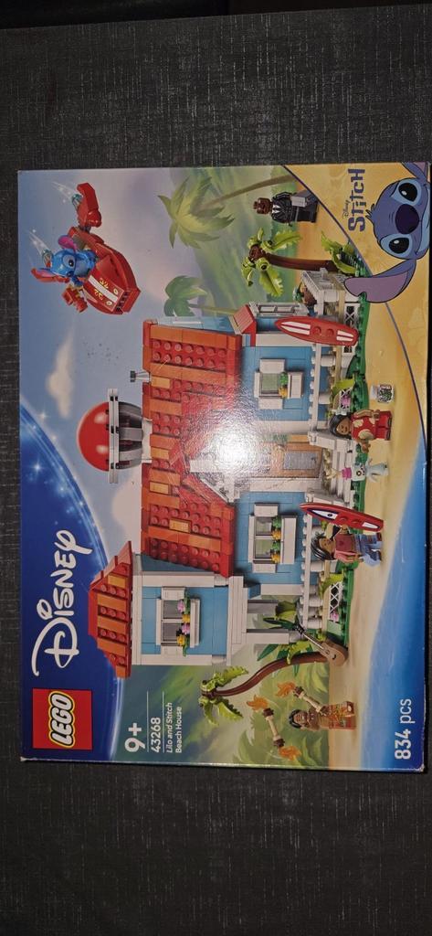 LEGO Disney 43268 Lilo & Stitch Strandhuis - Compleet!, Kinderen en Baby's, Speelgoed | Duplo en Lego, Zo goed als nieuw, Lego