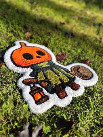 Pumpkin gye Halloween tufting rug beschikbaar voor biedingen