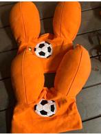 Oranje baby muts met voetbal applicatie, Kinderen en Baby's, Babykleding | Petten en Hoeden, Maat 62, Jongetje of Meisje, Hoed