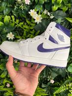 Jordan 1 high purple, Nike Air Jordan, Wit, Nieuw, Ophalen of Verzenden