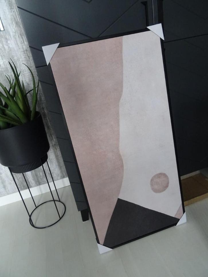 TRENDY LANGWERPIG SCHILDERIJ -NIEUW - 50x100cm -KOOPJE!!!!, Huis en Inrichting, Woonaccessoires | Schilderijen, Tekeningen en Foto's