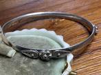 PRACHTIGE GEKEURD ZILVER SLAVEN ARMBAND MET SCHANIER EN SLOT, Verzenden, Zilver, Armband
