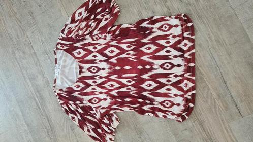 Nieuwe top Enjoy bordeaux/offwhite xxl, Kleding | Dames, Tops, Nieuw, Maat 42/44 (L), Korte mouw, Ophalen of Verzenden