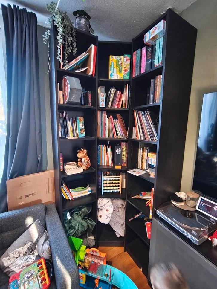 3x Billy Boekenkast 40x39x237 met verhogingsdeel, Huis en Inrichting, Kasten | Boekenkasten, Ophalen