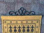 Vintage handgemaakt wandkleed wandtapijt van 2 kanten, Ophalen of Verzenden