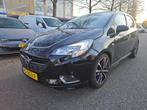 Opel Corsa 1.0T 5D 2017 Zwart - ABS/EPC Storing - NAP, Auto's, Voorwielaandrijving, Stof, Zwart, Origineel Nederlands