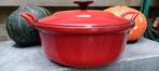 Cousances LE CREUSET gietijzeren pan faitout 26 cm (G308), Gebruikt, Gietijzer, Ophalen of Verzenden, Keramische plaat