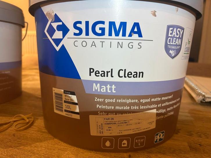 Sigma Pearl Clean Matt, kleur: Salmon van Farrow and Ball., Doe-het-zelf en Verbouw, Verf, Beits en Lak, Nieuw, Beige, Ophalen of Verzenden