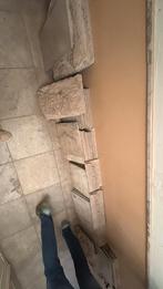 Marmeren vloer, Doe-het-zelf en Verbouw, Tegels, Ophalen, 40 tot 60 cm, Gebruikt, 40 tot 60 cm